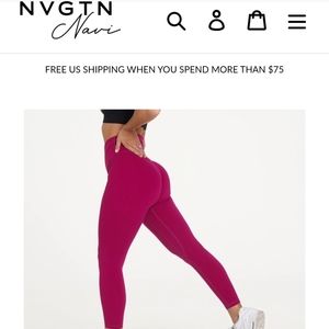 NVGTN MAGENTA SIGNATURE leggings